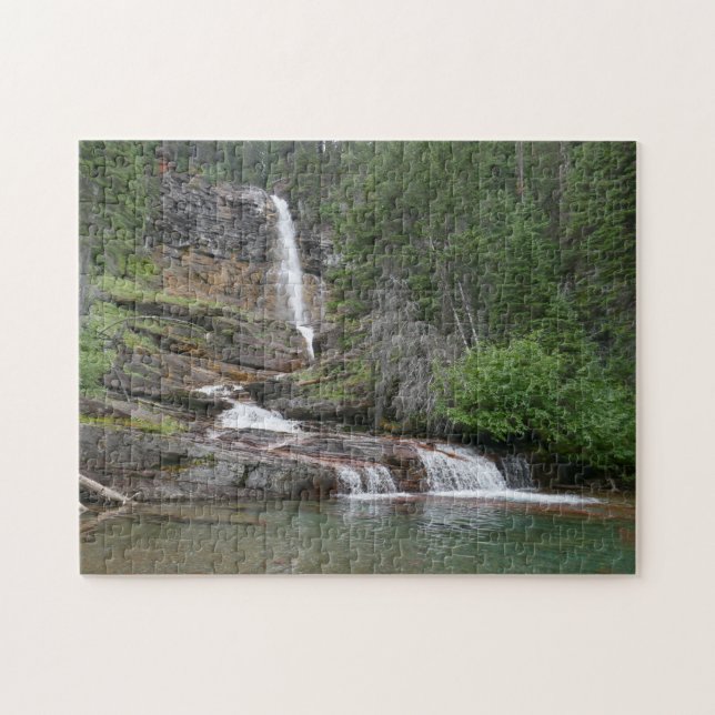 Puzzle Virginia Falls II au parc national de Glacier (Horizontal)