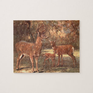 Puzzle Virginian Deer, alias White Tail Deer par CE Swan