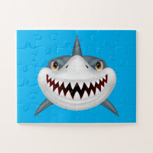 Puzzle Visage Animé de requin