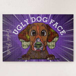 Puzzle Visage de chien anglais Pointer laid 1000 pièces