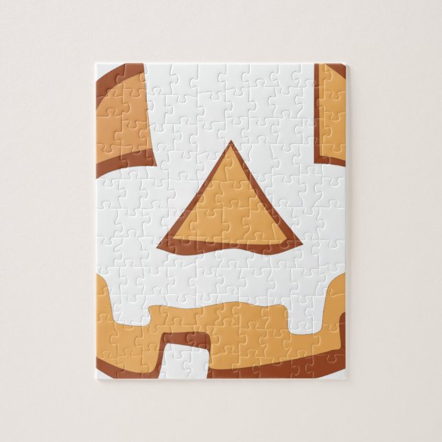 Puzzle Visage de citrouille pour Halloween (Vertical)