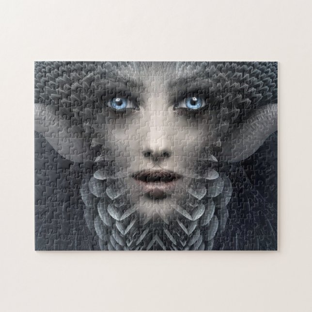 Puzzle Visage de femme Abstraite - Art - (Horizontal)