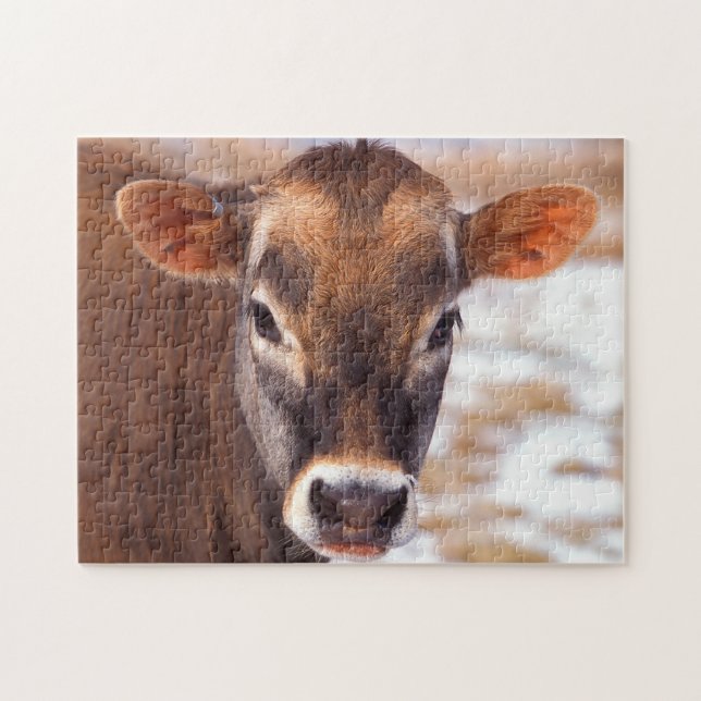 Puzzle Visage de vache (Horizontal)