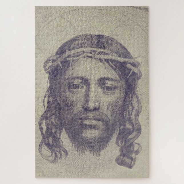 Puzzle Visage du Christ sur le voile de Sainte Véronique  (Vertical)