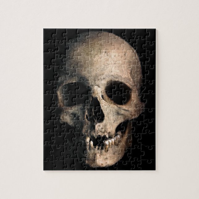 Puzzle Visage humain de tête de crâne (Vertical)