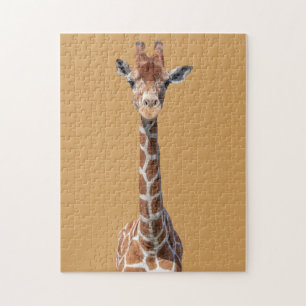 Puzzle Visage mignon de girafe