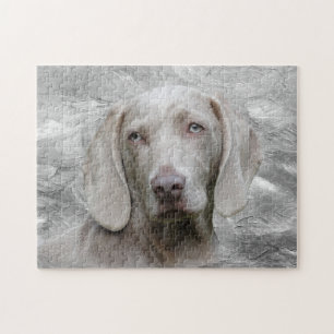 Puzzle Visage Weimaraner