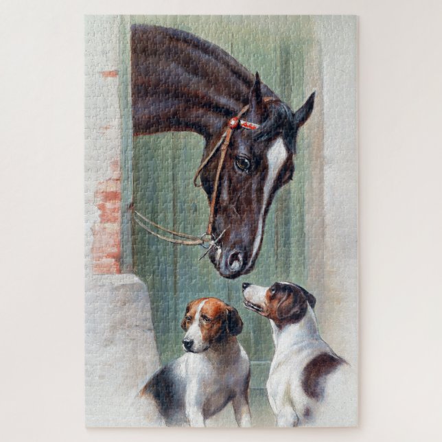 Puzzle Visite des Stables par Carl Reichert (Vertical)