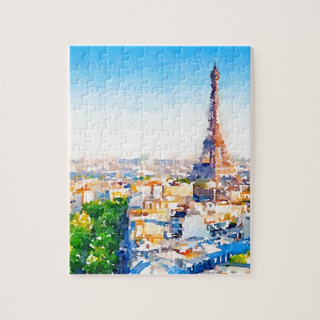 Puzzle Visite Eiffel - Paris (Vertical)