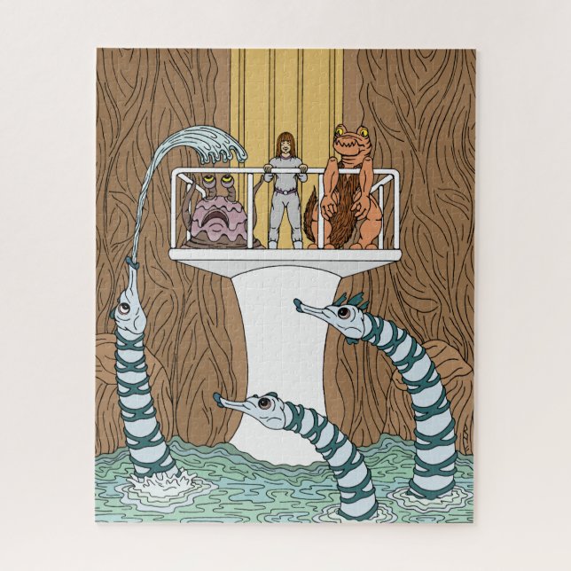 Puzzle Visiter la piscine des Piptrixons (Vertical)