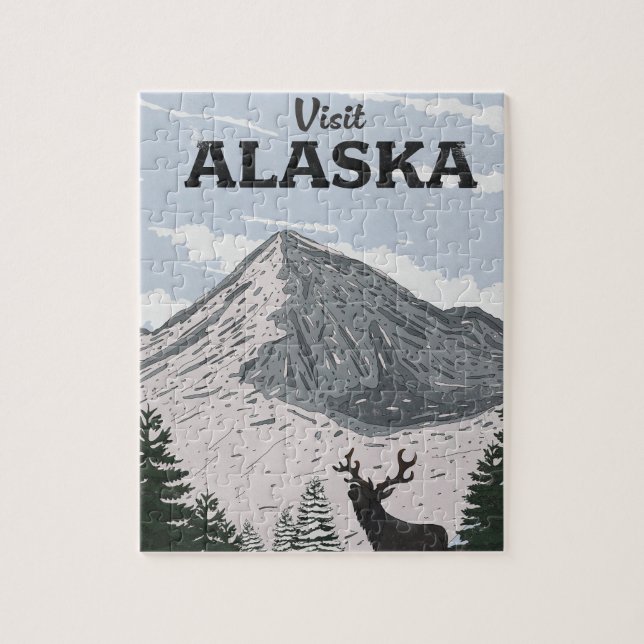 Puzzle Visitez l'Alaska (Vertical)