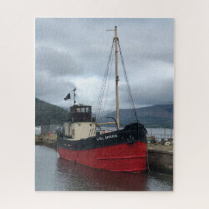Puzzle Vital Spark, Puffer Boat, Inveraray, Écosse,