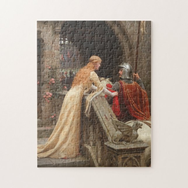 Puzzle Vitesse de Dieu par Edmund Blair Leighton, C. 1900 (Vertical)