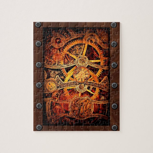 Puzzle Vitesses et rivets de SteamPunk (Vertical)