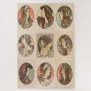 Puzzle Vitrail : Boutique Fouquet de Mucha