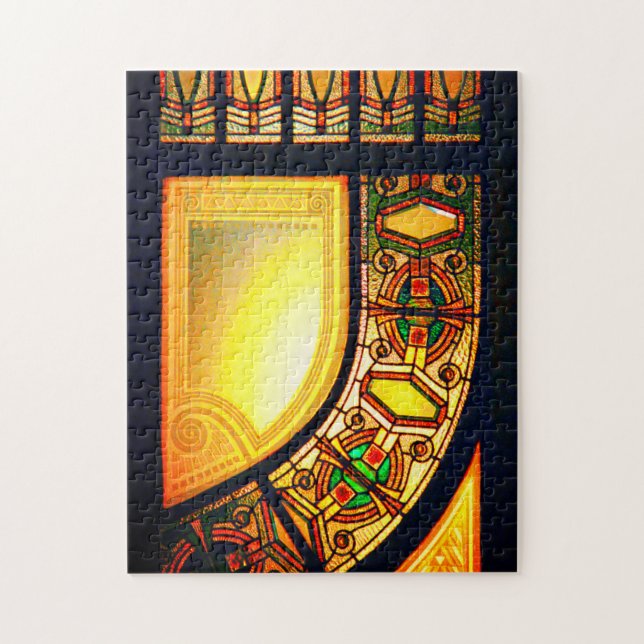 Puzzle Vitrail victorien élégant (Vertical)