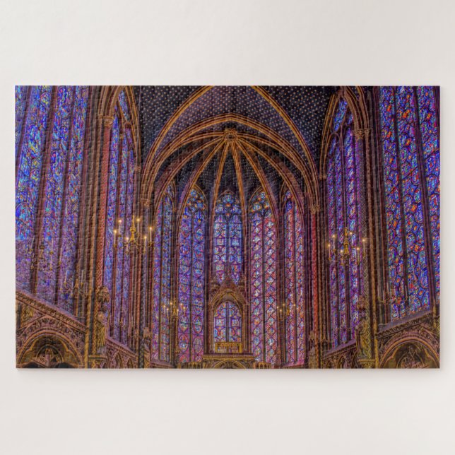 Puzzle Vitraux en Sainte-Chapelle à Paris (Horizontal)