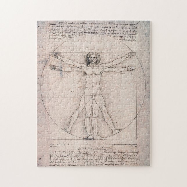 Puzzle Vitruvian ManVitruvian Man, Leonardo da Vinci (Vertical)