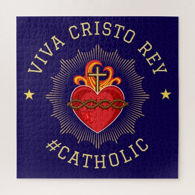 Puzzle Viva Cristo Rey Sacré-Cœur catholique  (Vertical)