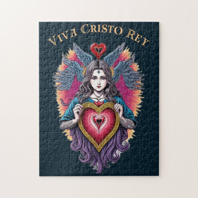 Puzzle Viva Cristo Rey Sacred Heart (Vertical)
