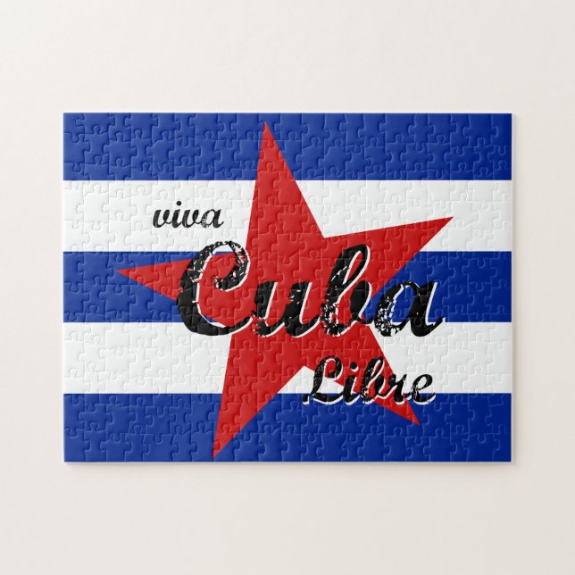 Puzzle Viva Cuba Libre, La Havane, Fidel Castro, Che Guev (Horizontal)