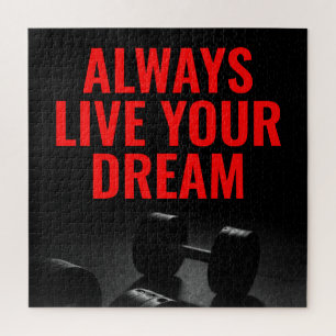 Puzzle Vivez votre rêve Bodybuilding entraînement Fitness