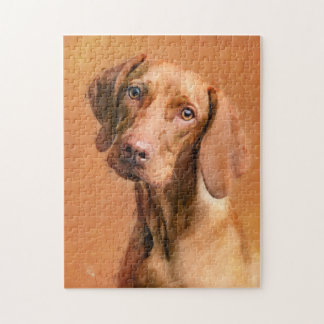 Puzzle Vizsla Dog Art hongrois | Fermeture