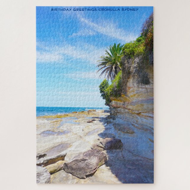 Puzzle Voeux d'anniversaire Cronulla Sydney (Vertical)