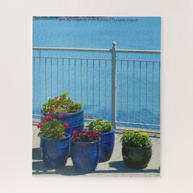 Puzzle Voeux d'anniversaire de Dunmore Clonakilty Irlande (Vertical)