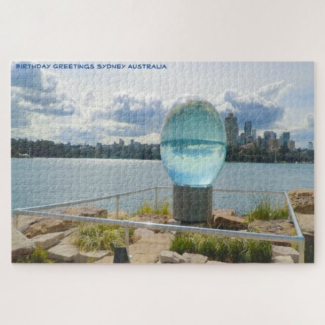 Puzzle Voeux d'anniversaire de Sydney (Horizontal)