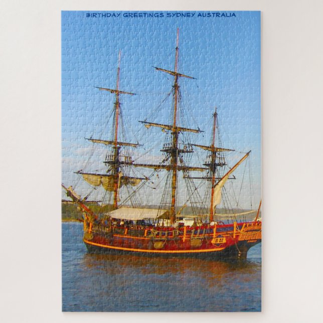 Puzzle Voeux d'anniversaire de Sydney (Vertical)