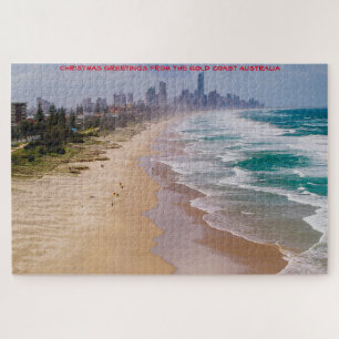 Puzzle Vœux d'anniversaire Gold Coast Queensland Australi