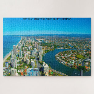 Puzzle Vœux d'anniversaire Gold Coast Queensland Australi