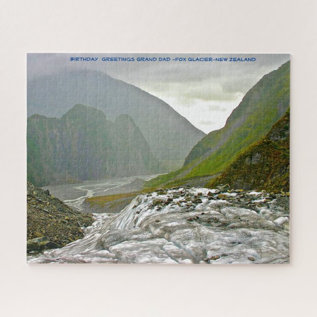 Puzzle Vœux d'anniversaire Grand - Glacier Fox - Nouvelle (Horizontal)