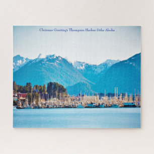 Puzzle Vœux de Noël Alaska Thompson Harbour Sitka