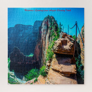 Puzzle Vœux de Noël Angels Landing Utah