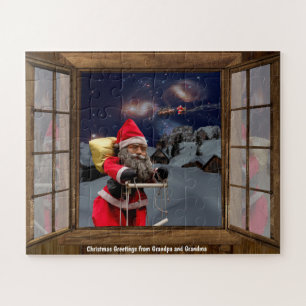Puzzle Vœux de Noël de Grand-Père et Grand-Mère