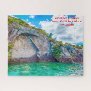 Puzzle Vœux de Noël depuis la fresque murale de Maori Roc