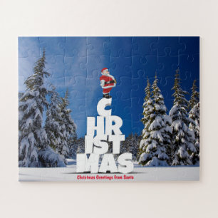 Puzzle Vœux de Noël du Père Noël