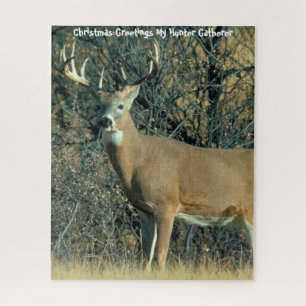 Puzzle Vœux de Noël Mon Chasseur Cueilleur