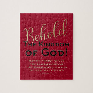 Puzzle VOICI ! Le Royaume de Dieu Écriture chrétienne