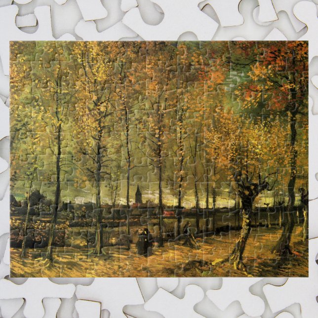 Puzzle Voie avec peupliers par Vincent van Gogh (Créateur téléchargé)