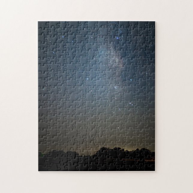 Puzzle Voie Lactée Bleue Au-Dessus Des Ozarks (Vertical)