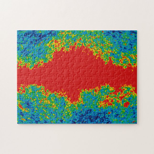 Puzzle Voile Galaxy Voie Lactée sur l'univers WMAP (Horizontal)