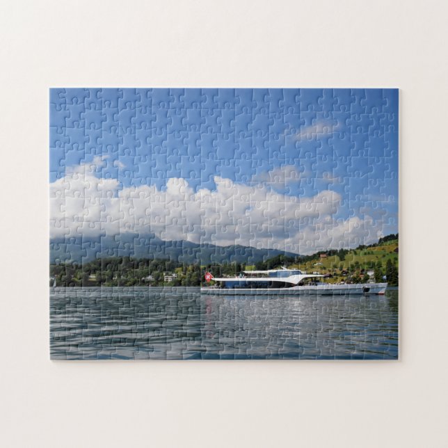 Puzzle Voile Lac Lucerne Suisse - 11x14 - 252 pcs (Horizontal)