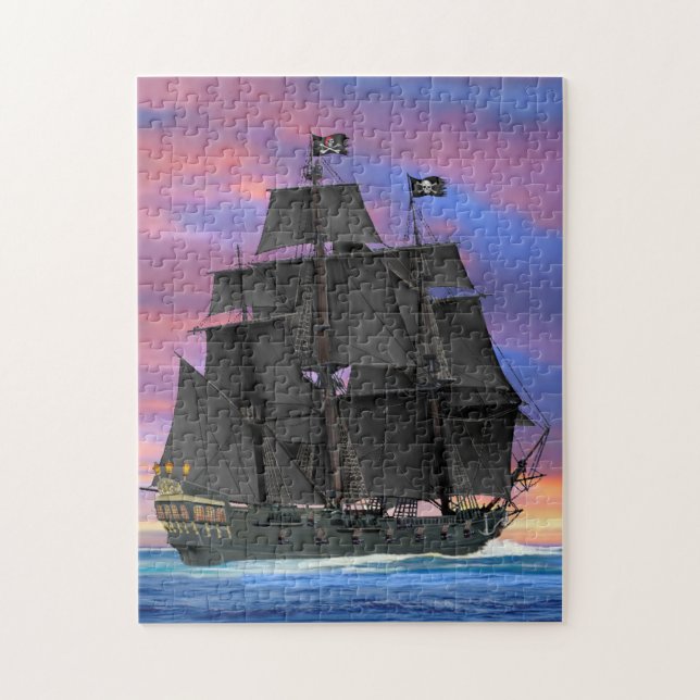 Puzzle Voiles noires des sept mers (Vertical)