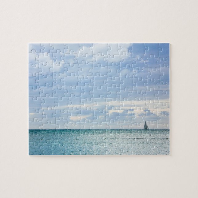Puzzle Voilier sur l'eau (Horizontal)