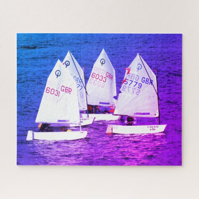 Puzzle Voiliers optimistes (Horizontal)