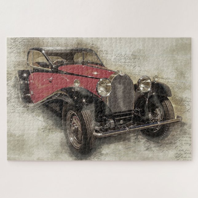 Puzzle Voiture ancienne (Horizontal)