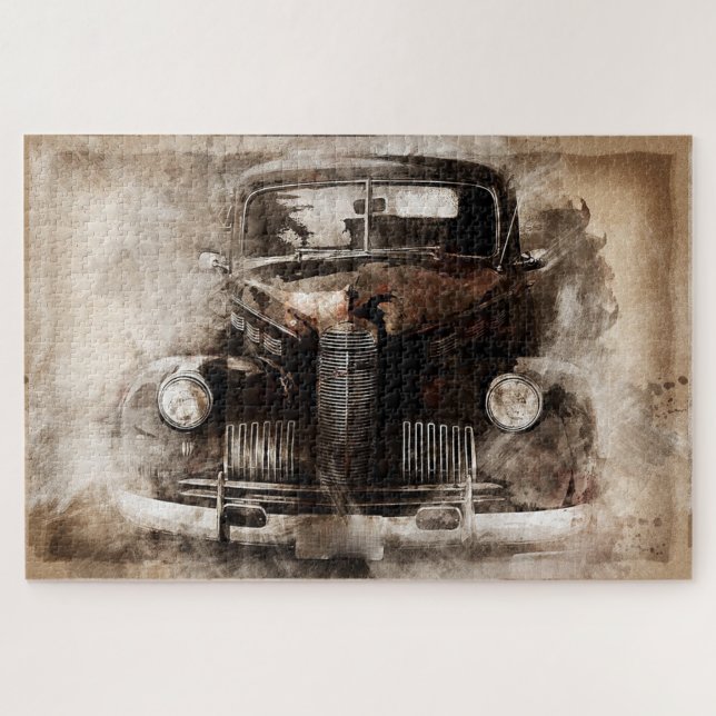 Puzzle Voiture ancienne (Horizontal)